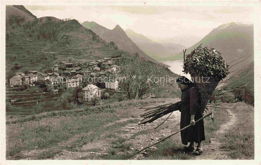 14025647 LUGANO Lago di Lugano TI Bre villaggio