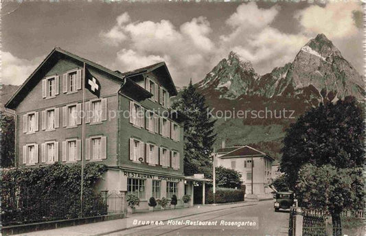 14031939 Brunnen  SZ Hotel Restaurant Rosengarten