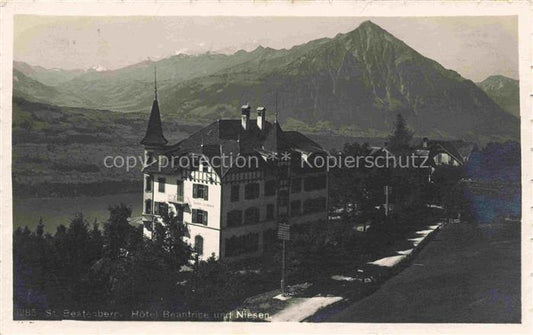 14031970 Beatenberg Thunersee BE Hotel Beatrice mit Niesen