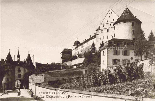 14031987 Porrentruy JU Le Chateau et la Porte de France