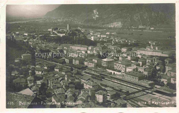 14032672 BELLINZONA TI Panorama Generale