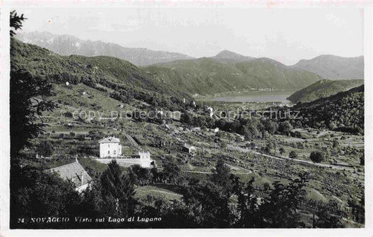 14032721 Novaggio Lugano TI Vista sul Lago di Lugano