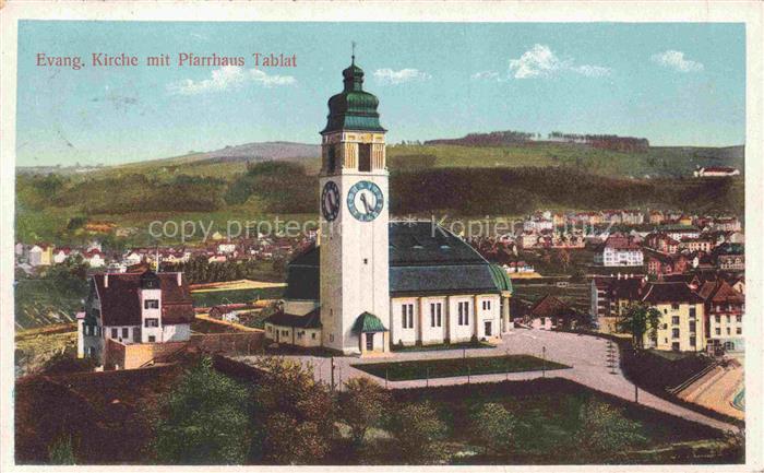 14032760 St Gallen SANKT GALLEN SG Ev Kirche mit Pfarrhaus Tablat