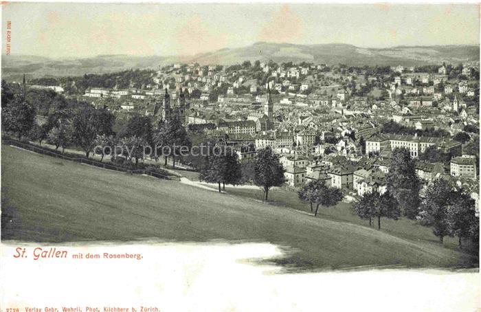 14032778 St Gallen SANKT GALLEN SG mit dem Rosenberg