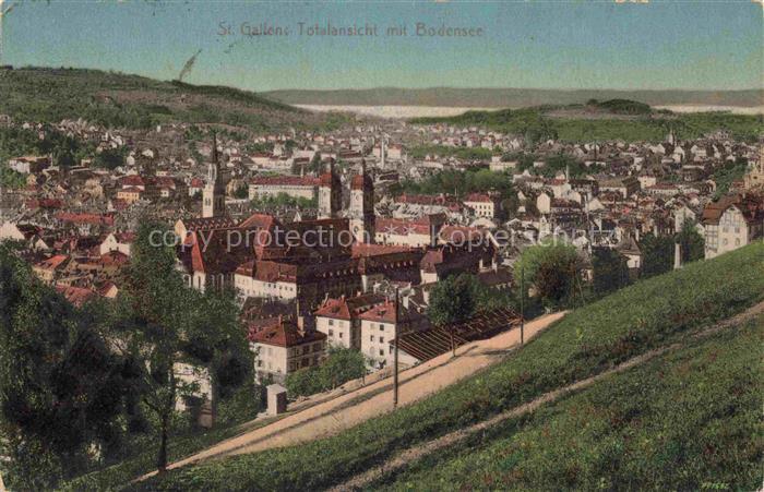 14032781 St Gallen SANKT GALLEN SG Panorama mit Bodenseeblick