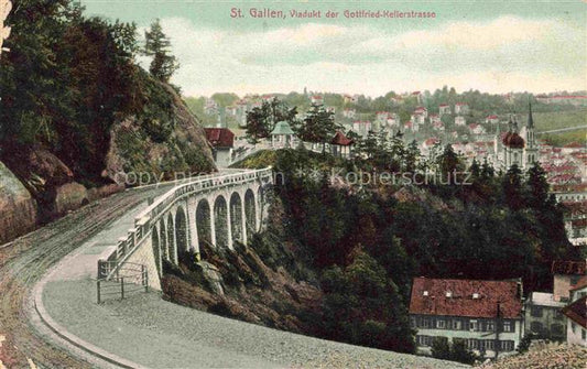 14032808 St Gallen SANKT GALLEN SG Viadukt der Gottfried Kellerstrasse