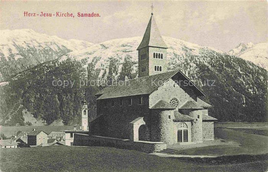 14032835 Samaden Maloja GR Herz Jesu Kirche