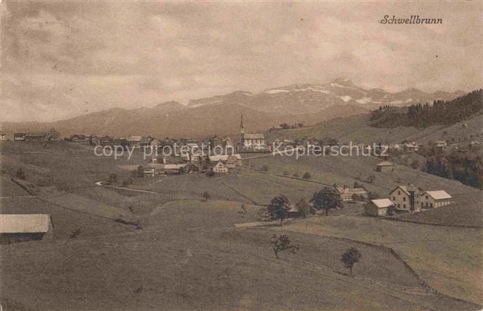 14033078 Schwellbrunn Appenzell AR Panorama