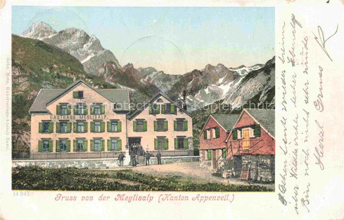 14033084 Meglisalp 1520m Altmann AR Gasthaus Meglisalp