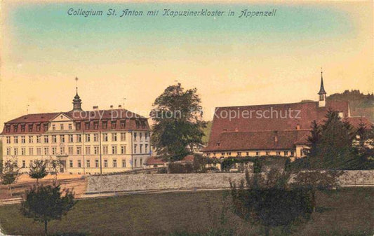 14033091 Appenzell-Stadt IR Collegium St Anton mit Kapuzinerkloster