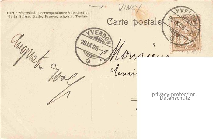 14033098 Vincy YVERDON-LES-BAINS VD Les Chateaux Vaudois en 1904