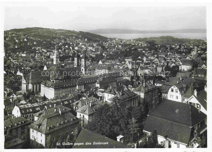 14033140 St Gallen SANKT GALLEN SG Panorama mit Bodenseeblick