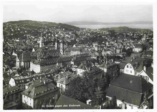 14033140 St Gallen SANKT GALLEN SG Panorama mit Bodenseeblick