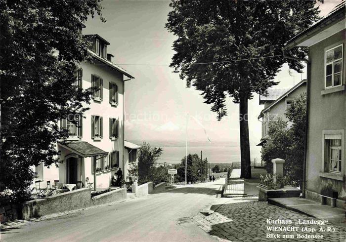 14033172 Wienacht-Tobel Wienachten AR Kurhaus Landegg mit Bodenseeblick