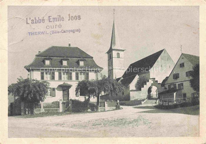 14033189 Therwil BL Pfarrkirche und Pfarrhaus