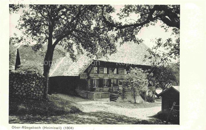 14034132 Ober-Rueegsbach Trachselwald BE Berner Bauernhaus