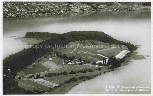 14034845 Bielerseeinsel Lac de Bienne BE Vue aerienne