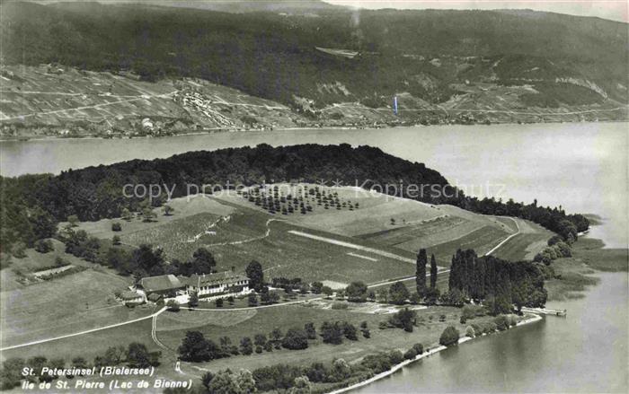 14034847 Bielerseeinsel Lac de Bienne BE Vue aerienne