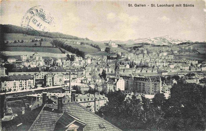 14034857 St Gallen SANKT GALLEN SG St Leonhard mit Saentis