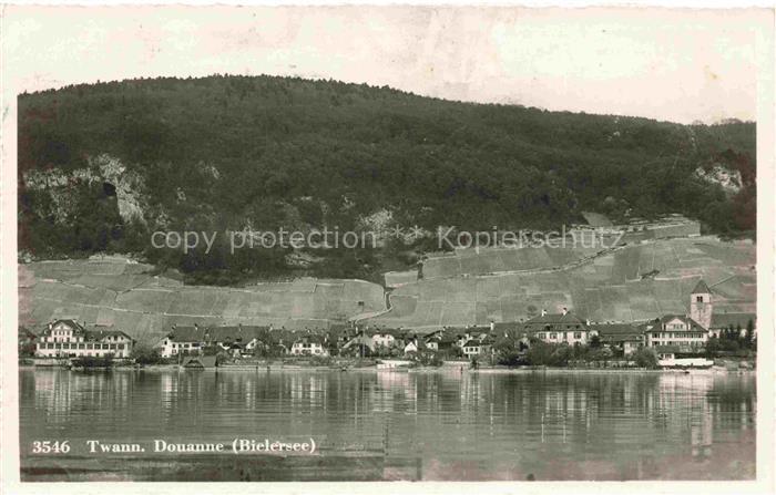 14035049 Twann Nidau BE am Bielersee Panorama