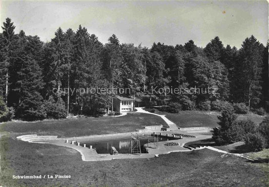 14035843 Magglingen Eidg Turn und Sportschule Schwimmbad Fliegeraufnahme