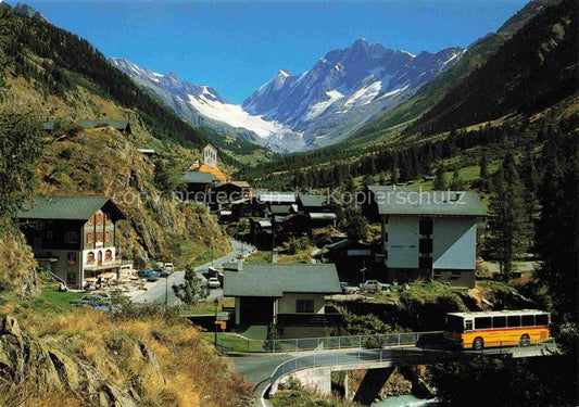 14035881 Blatten  Loetschental Raron VS Loetschenluecke Sattelhorn und Schinhorn