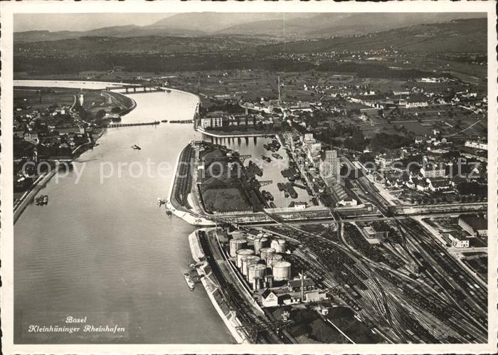 12160147 Bâle BS Kleinhueninger Rheinhafen Aviation photo Bâle BS