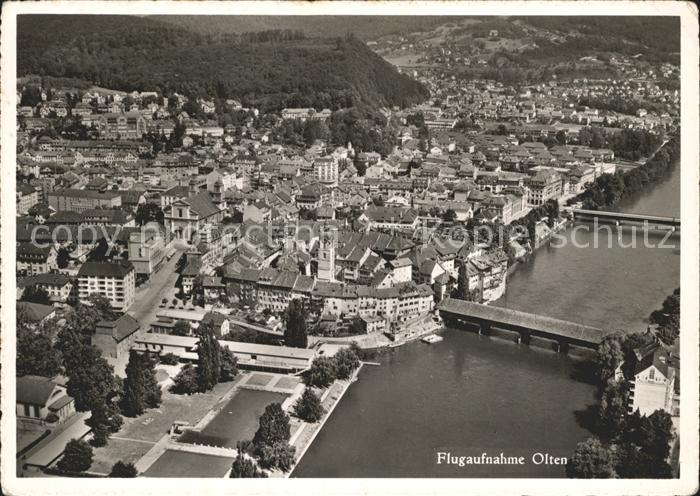 12160718 Olten Fliegeraufnahme Olten