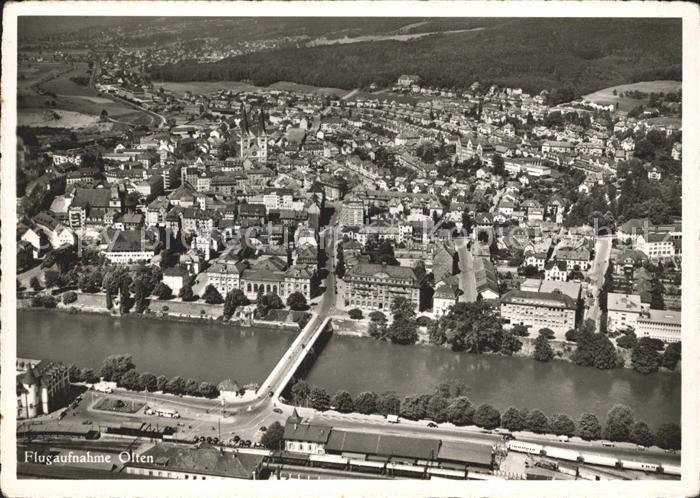 12160719 Olten Fliegeraufnahme Olten