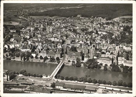 12160719 Olten Fliegeraufnahme Olten