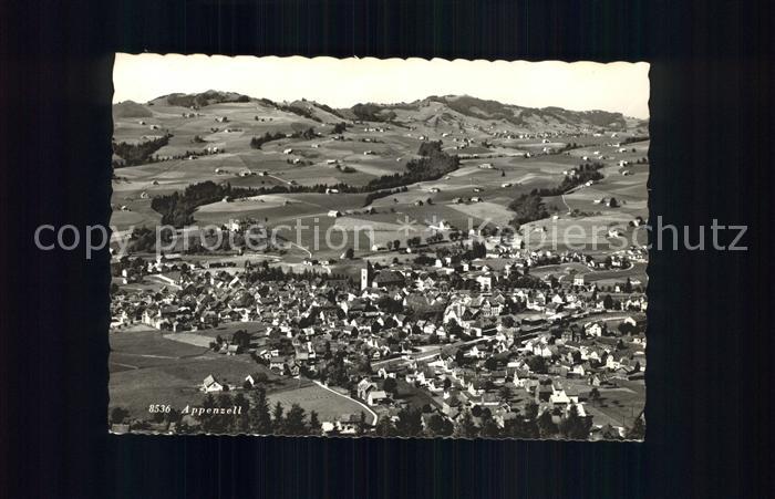 12160750 Appenzell IR Fliegeraufnahme Appenzell