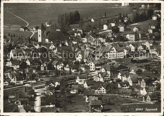 12160752 Appenzell IR Fliegeraufnahme Appenzell