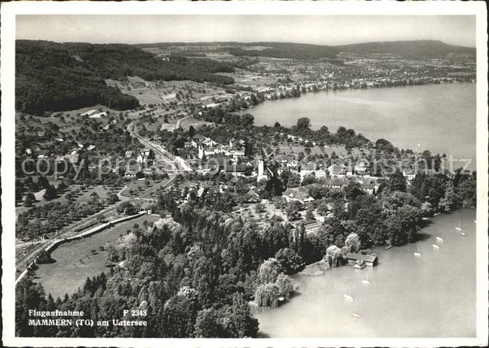 12340521 Mammern am Untersee Fliegeraufnahme Mammern