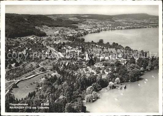 12340521 Mammern am Untersee Fliegeraufnahme Mammern