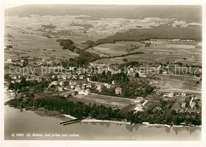 12664846 St Aubin FR Fliegeraufnahme St Aubin