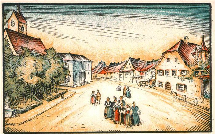 12730247 Riehen Wettstein et Riehen Festival Illustration Riehen