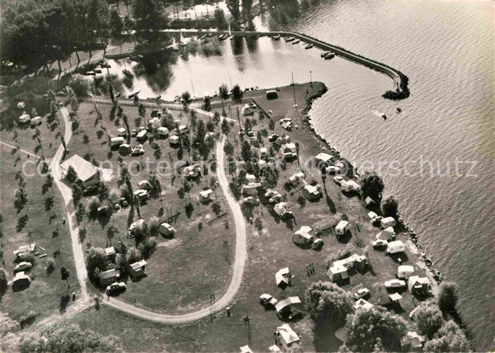 12731748 Yverdon VD Camping Lac de Neuchâtel Vue aérienne