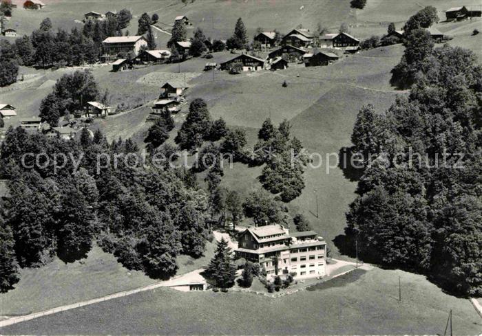 12839065 Goldern-Hasliberg Fliegeraufnahme Hotel Gletscherblick Meiringen