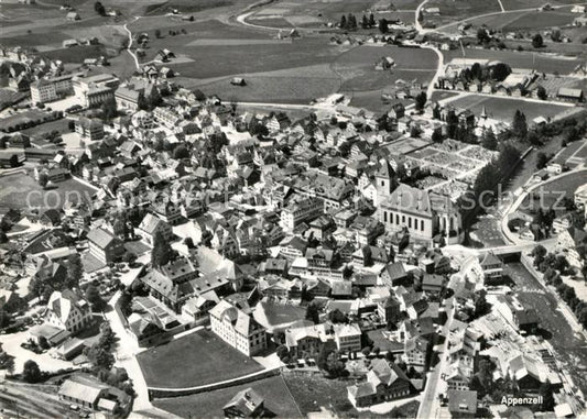 13154840 Appenzell IR Fliegeraufnahme Kirche Appenzell