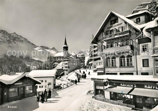 13172238 Arosa GR Café Kaiser's Winter Arosa