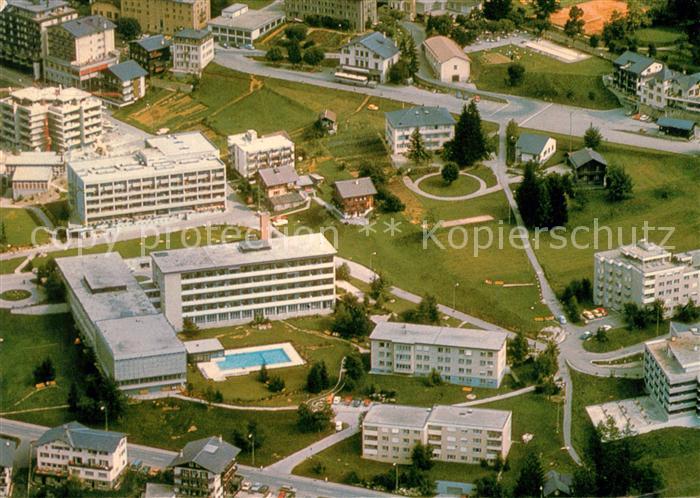 13189249 Leukerbad Fliegeraufnahme Rheumaklinik  Leukerbad