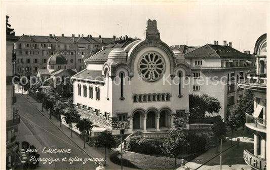 13211988 Lausanne VD Synagogue et eglise grecque Lausanne VD