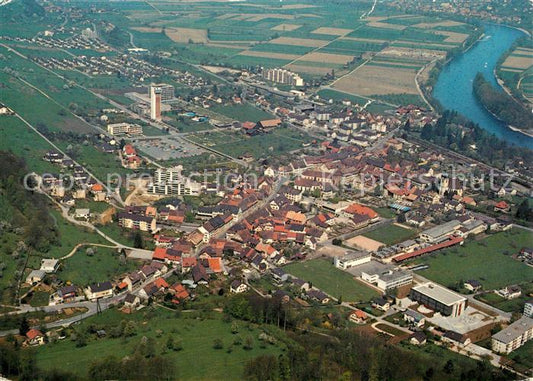 13218733 Zurzach Fliegeraufnahme Zurzach