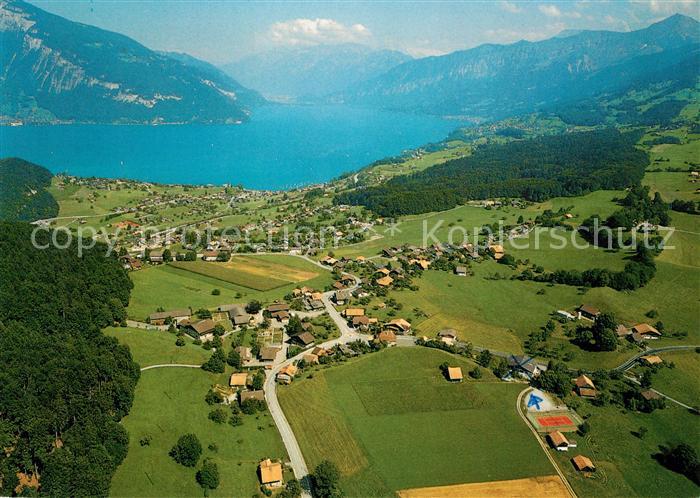 13221736 Hondrich Fliegeraufnahme Kurhaus Baergsunne Altels bei Spiez Hondrich