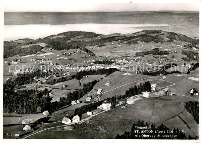 13235236 St Anton Altstaetten avec Oberegg et le lac de Constance Photo aérienne de St Anton