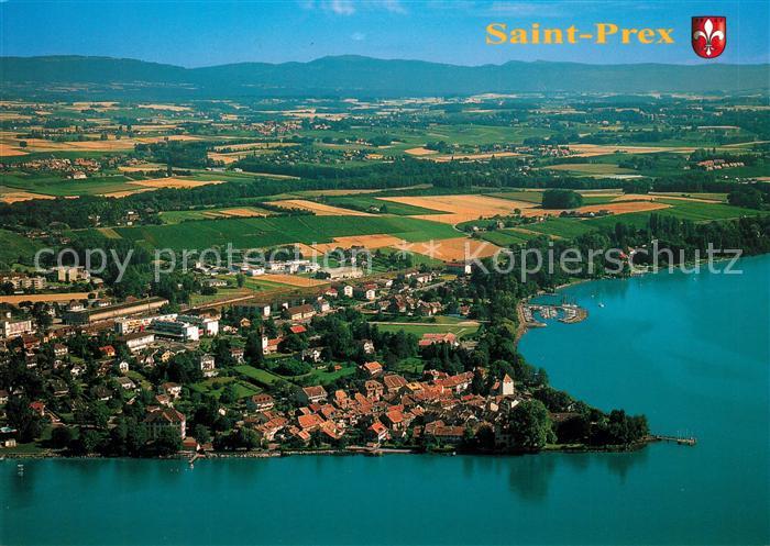 13235682 Saint Prex avec Lac Léman et Jura Lac Léman photo aérienne