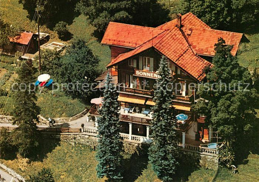 13239307 Grindelwald Pension Sonnenberg Fliegeraufnahme Grindelwald