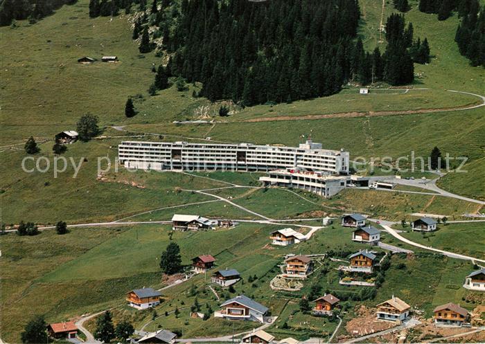 13239343 Leysin Hotel Reine Fabiola Fliegeraufnahme Leysin