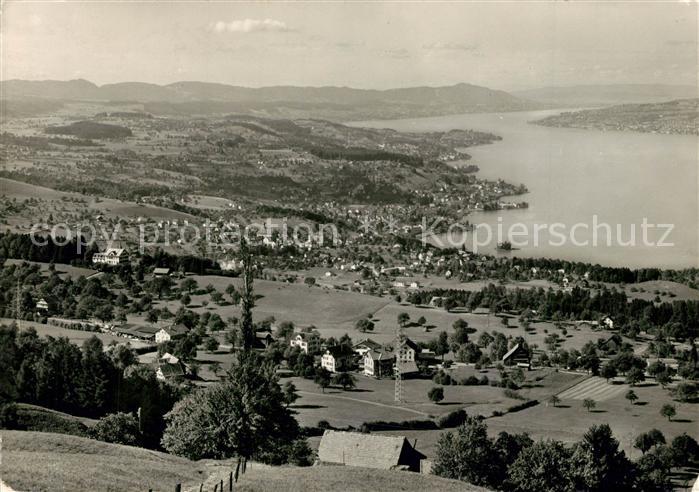 13247503 Feusisberg Blick zum Zuerichsee Feusisberg