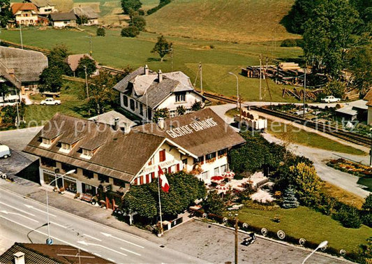 13252908 Haeusernmoos Fliegeraufnahme Gasthof Bahnhof Haeusernmoos